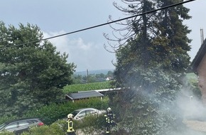 Freiwillige Feuerwehr Kranenburg: FW Kranenburg: Blitz schlägt in Baum ein