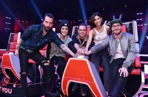 SAT.1: Mehr Coaches, mehr Talente, mehr "The Voice Kids": Lena Meyer-Landrut, Stefanie Kloß, The BossHoss und Mark Forster ringen ab 17. Februar in SAT.1 um die jungen Stimmen