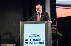 Messe Erfurt: Er&ouml;ffnung der Automobilmesse Erfurt 2026
