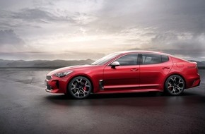 Kia Deutschland GmbH: Dynamik pur: Weltpremiere des Kia Stinger in Detroit