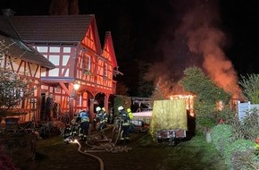Feuerwehr Offenburg: FW-OG: Brennender Wintergarten - Glück im Unglück