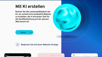 IONOS SE: MyWebsite Now von IONOS: Mit KI in Sekundenschnelle zum professionellen Webauftritt