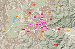 Albert-Ludwigs-Universit&auml;t Freiburg: Messstationen dokumentieren Hitzerekord im Freiburger Stadtgebiet