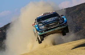 Ford-Werke GmbH: Das Rennen vor der Rallye: M-Sport Ford präpariert Fiesta WRC in Windeseile für WM-Lauf auf Sardinien