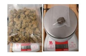 Bundespolizeiinspektion Flensburg: BPOL-FL: FL - Jugendlicher hat größere Mengen Drogen im Gepäck