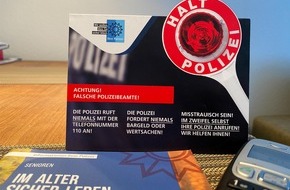 Kreispolizeibehörde Wesel: POL-WES: Moers - Fünfstelliger Betrag an Betrüger ausgehändigt / Polizei warnt und appelliert erneut an Angehörige