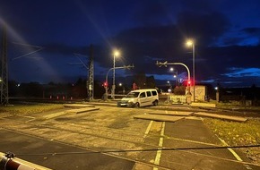 Landespolizeiinspektion Erfurt: LPI-EF: Im Gleisbett festgefahren