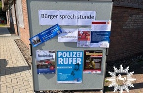 Polizeiinspektion Northeim: POL-NOM: Bürgergespräche mit der Polizei gehen in die nächste Runde