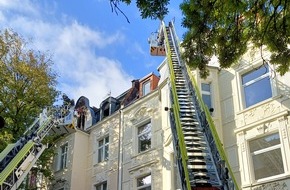 Feuerwehr Dortmund: FW-DO: Feuer in einer Dachgeschosswohnung
