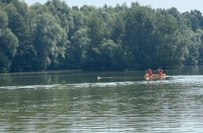 Feuerwehr Detmold: FW-DT: Die Feuerwehr Detmold befreit Schwan von einer Angelschnur auf dem Meschesee