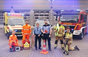 Feuerwehr Dresden: FW Dresden: 24-h-Blaulichtmarathon von Polizei, Feuerwehr und Rettungsdienst in Dresden