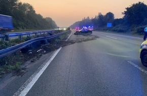 Feuerwehr Gladbeck: FW-GLA: Verkehrsunfall auf der BAB FR Hannover