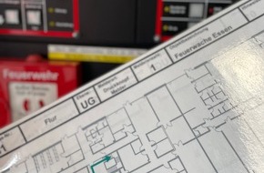 Feuerwehr Essen: FW-E: Automatische Brandmeldeanlage in einem Geldinstitut meldet Entstehungsbrand frühzeitig
