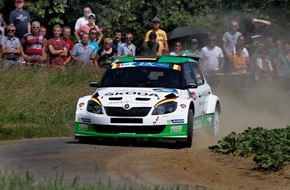 Skoda Auto Deutschland GmbH: ERC: SKODA feiert fünften Sieg in Folge bei der "Ypres Rally" (FOTO)