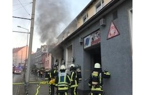 Feuerwehr Bochum: FW-BO: Brand in einem Gastronomiebetrieb in Bochum-Gerthe