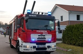 Freiwillige Feuerwehr Celle: FW Celle: Brennt Gartenschuppen