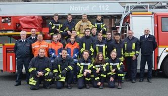 Feuerwehr Stolberg: FW-Stolberg: Feuerwehr-Grundausbildung Modul 1 und 2 erfolgreich abgeschlossen