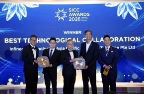 Infineon Technologies AG: Infineon and Tack One win SICC Award for Best Technological Collaboration
