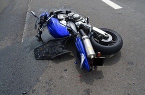 Polizeidirektion Wittlich: POL-PDWIL: Unfall mit schwerverletztem Motorradfahrer