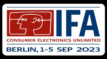 TVT.media GmbH: IFA – die Weltleitmesse für Consumer und Home Electronics / Berlin, 01. bis 05. September 2023 / Im Fokus: Nachhaltigkeit und KI sind die Trends in 2023