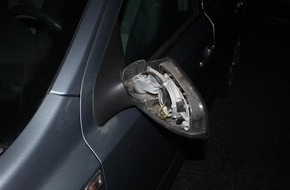 Polizeidirektion Kaiserslautern: POL-PDKL: Spiegel am Auto beschädigt und geflüchtet 
Presseaufruf