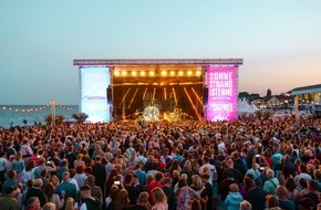 Tourismus-Service Grömitz / OstseeFerienLand: Sonne, Strand & Sterne 2025: Familien-Musikfestival am Strand von Grömitz mit Sarah Engels, Philipp Dittberner, Kamrad, Wincent Weiss, Vanessa Mai & mehr!