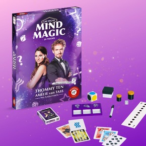 Card Magic & Mind Magic: Verblüffende Tricks der österreichischen Starmagier ‘The Clairvoyants‘ in zwei Zauberkästen von Piatnik