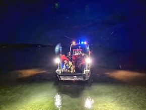 FW Konstanz: Gekentertes Segelboot im Konstanzer Trichter
