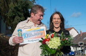Deutsche Postcode Lotterie: Hartmut aus Filderstadt gewinnt 10.000 Euro