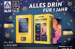 ALDI: Jahrespaket für ALDI TALK Nutzer: ALDI führt neues Prepaid-Aktionsprodukt ein