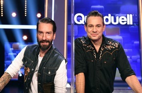 ARD Das Erste: Rocken The BossHoss den "Quizduell-Olymp"? Alec Völkel und Sascha Vollmer zu Gast bei Jörg Pilawa | Freitag, 6. Mai um 18:50 Uhr im Ersten