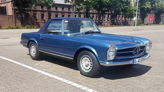 Polizei Düsseldorf: POL-D: Oldtimer-Diebstahl in Reisholz - Wo ist der Mercedes 280 SL Baujahr 1970? - Polizei fahndet mit Foto