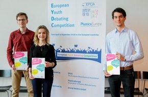PlasticsEurope Deutschland e.V.: Europäische Jugend-Debattierreihe von EPCA und PlasticsEurope startet erfolgreich ins dritte Jahr