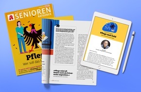 Wort & Bild Verlagsgruppe - Unternehmensmeldungen: Pflege-Kosten-Schock? Senioren Ratgeber bietet Soforthilfe mit monothematischem November-Magazin und neuem Finanz-Newsletter
