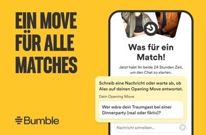 Bumble: Bumble eröffnet Frauen mehr Möglichkeiten, den ersten Schritt zu machen