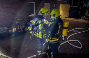 Feuerwehr Flotwedel: FW Flotwedel: Brand in Hotelgebäude sorgt für Großeinsatz / Sieben Personen evakuiert