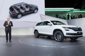 Skoda Auto Deutschland GmbH: Video: Highlights der SKODA KODIAQ Messepremiere (FOTO)