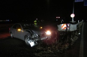 Verkehrsdirektion Mainz: POL-VDMZ: Unfall unter Alkoholeinfluss