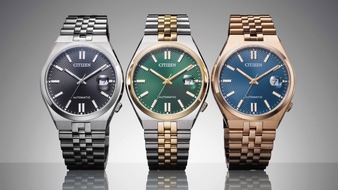 Citizen Watch Europe GmbH: CITIZEN TSUYOSA 60 Automatic - neues Werk mit 60 Stunden Gangreserve und mehrgliedriges Band