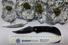 Bundespolizeidirektion Sankt Augustin: BPOL NRW: Bundespolizei Essen - 22-Jähriger aus den Niederlanden mit Drogen und Waffe festgenommen
