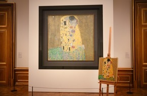 LEGO GmbH: Vorgestellt im Belvedere Museum Wien - LEGO&reg; Art Masterpiece: Gustav Klimt - Der Kuss