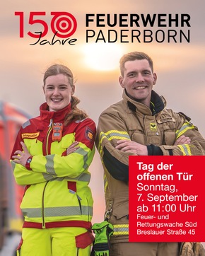 FW Paderborn: Breslauer Str am Sonntag teilweise gesperrt - Tag der offenen Tür der Feuerwehr Paderborn