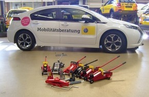 Touring Club Schweiz/Suisse/Svizzero - TCS: TCS testet Wagenheber: Bei Neuwagen oft nur gegen Aufpreis erhältlich