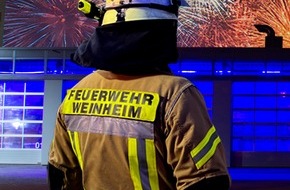 Feuerwehr Weinheim: FW Weinheim: Sicher ins neue Jahr - Richtiges Verhalten mit Feuerwerksk&ouml;rpern und Silvester-Sicherheit