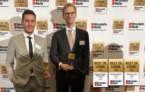 rightmart GmbH: Best of Legal: rightmart mit drei Awards der WirtschaftsWoche ausgezeichnet
