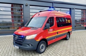 Freiwillige Feuerwehr Alpen: FW Alpen: Neues Mehrzweckfahrzeug für die Einheit Alpen