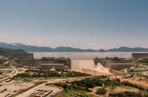 Botschaft der Demokratischen Bundesrepublik Aethiopien: Ein Meilenstein des wirtschaftlichen Aufschwungs / Äthiopiens Mega-Staudamm ist bereit / Nächste Etappe: Stromerzeugung im Wasserkraftwerk