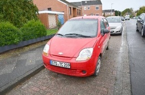 Polizeiinspektion Stade: POL-STD: Fahrkartenautomat am Kutenholzer Bahnhof aufgebrochen - hoher Sachschaden entstanden, Chevrolet Matiz in Stade entwendet