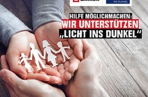 Einhell Germany AG: Einhell and Zgonc donate to "Licht ins Dunkel," Austria's largest charity organization