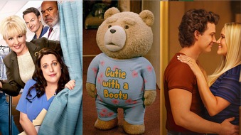 ProSieben: Lachen erlaubt! ProSieben zeigt ab Montag, 10. August, "Georgie & Mandy", "Ted" und "St. Denis Medical"